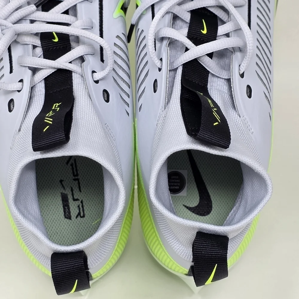 Nike Vapor Edge Pro 360 2 Cleats Mens Sz 10.5 Pure Platinum Green DA5456-004 New